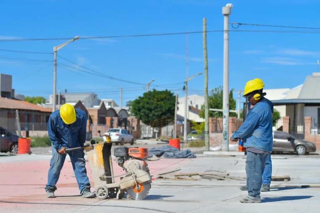 #TRELEW | AVANZA LA OBRA DE LA PLAZA DE LA&nbsp;MUJER