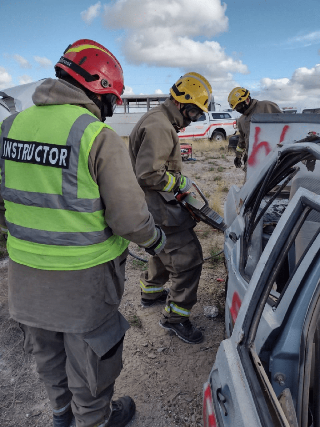#CHUBUT | LOS PRIMEROS BOMBEROS DE GUALJAINA SE CAPACITARON EN&nbsp;MADRYN