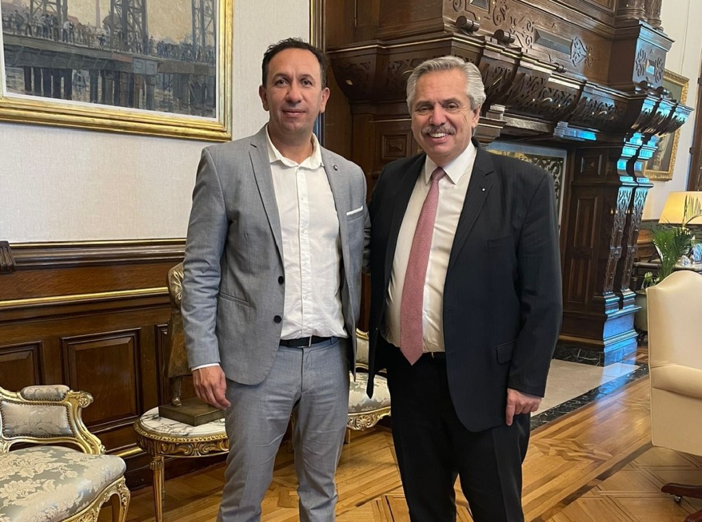 #TRELEW | Maderna se reunió con el presidente Alberto&nbsp;Fernández