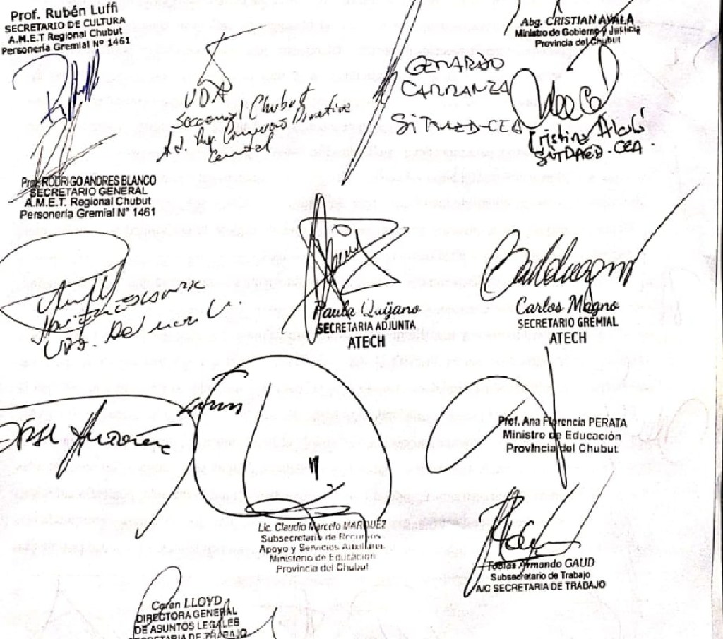 #CHUBUT | 3 GREMIOS DOCENTES ACEPTARON LA PROPUESTA DEL&nbsp;GOBIERNO