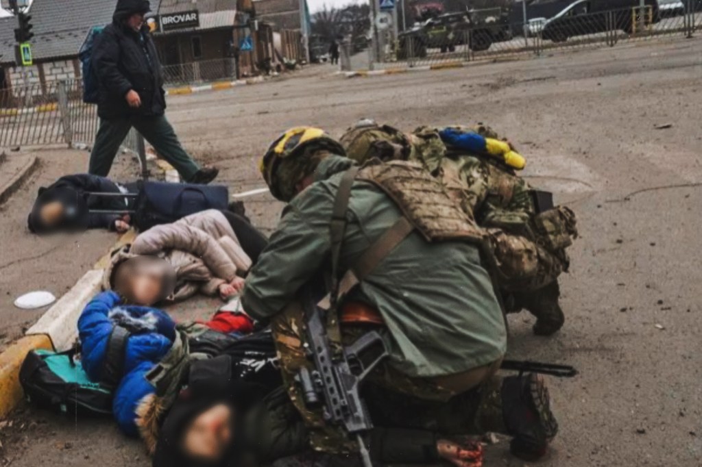 #GUERRA | UNA FAMILIA MURIÓ POR UN BOMBARDEO EN PLENA EVACUACIÓN CERCA DE&nbsp;KIEV