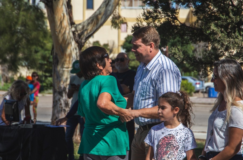 #OBRAS | Biss inauguró la primera etapa de remodelaciones en la Plaza Güemes de&nbsp;Rawson