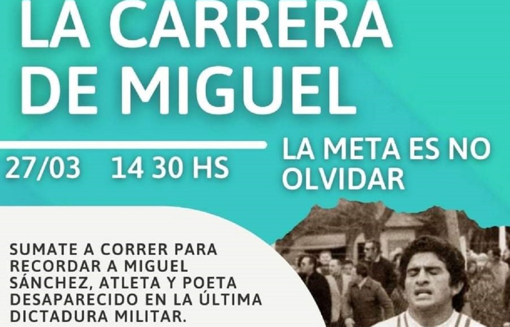 #TRELEW | Inscripciones para la Carrera de Miguel, en homenaje a los atletas&nbsp;desaparecidos