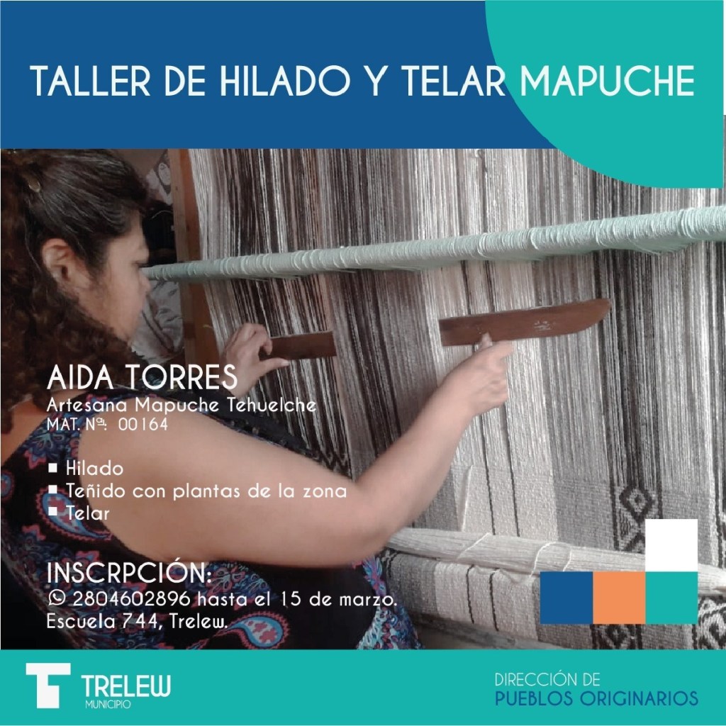 #DATO | Taller de hilado y telar mapuche en la Escuela&nbsp;N°744