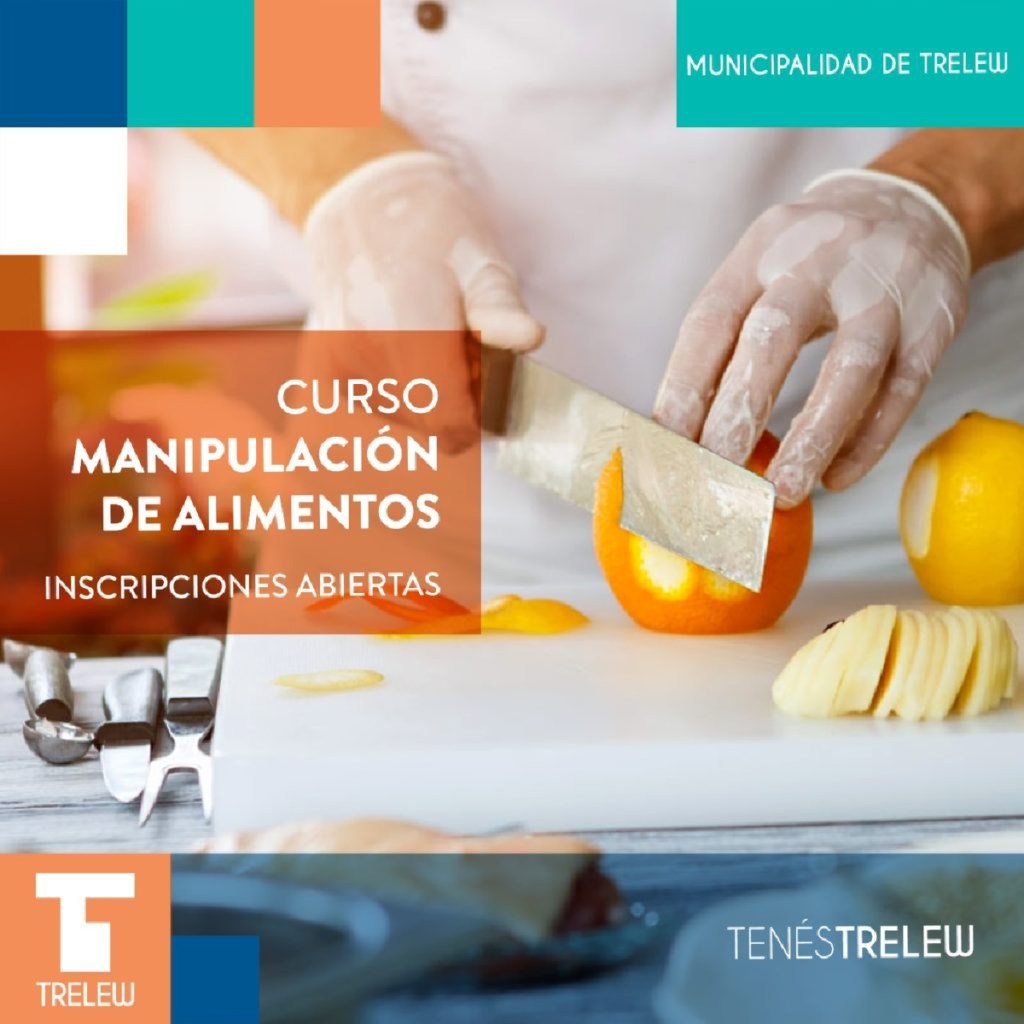 #TRELEW | Nuevos cursos de manipulación de&nbsp;alimentos