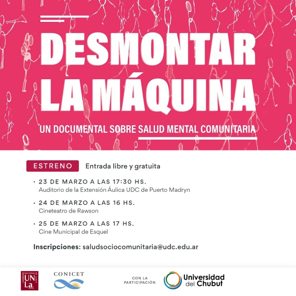 #SALUD | Presentan el documental “Desmontar la&nbsp;Máquina”