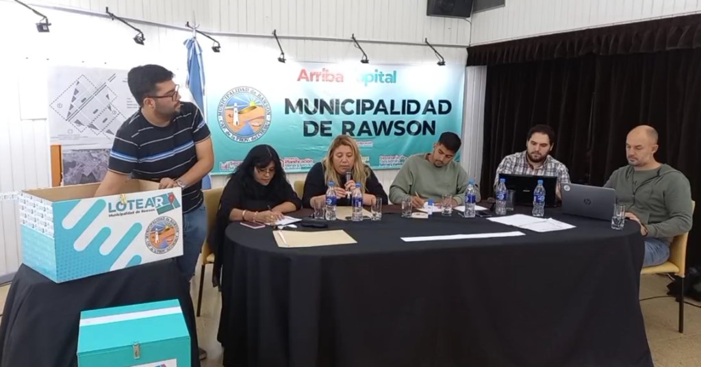 #RAWSON | EN VIVO EL TERCER SORTEO DE&nbsp;LOTES