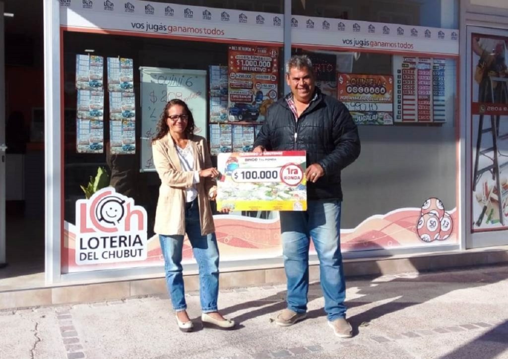 #SUERTE | Una vecina de Puerto Pirámides recibió cien mil pesos del&nbsp;Telebingo