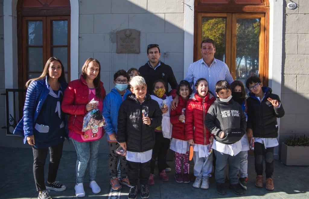 #RAWSON | El intendente recibió a alumnos de tercer grado de la Escuela&nbsp;202
