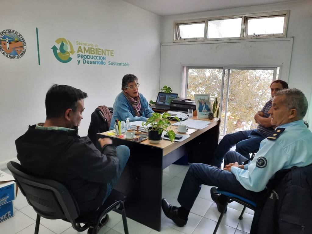 #RAWSON | Ambiente se reunió con el equipo técnico profesional de la Unidad&nbsp;6