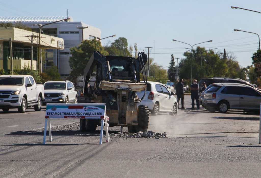 #RAWSON | Comenzó la reparación de baches de la avenida 9 de&nbsp;Julio:l