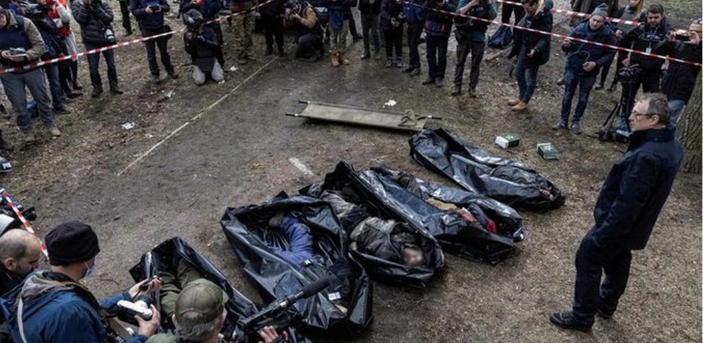 #GUERRA | IMÁGENES MUESTRAN QUE MUERTOS EN CIUDAD UCRANIANA FUERON BLANCOS DE ATAQUES DELIBERADOS, DICE LA&nbsp;ONU