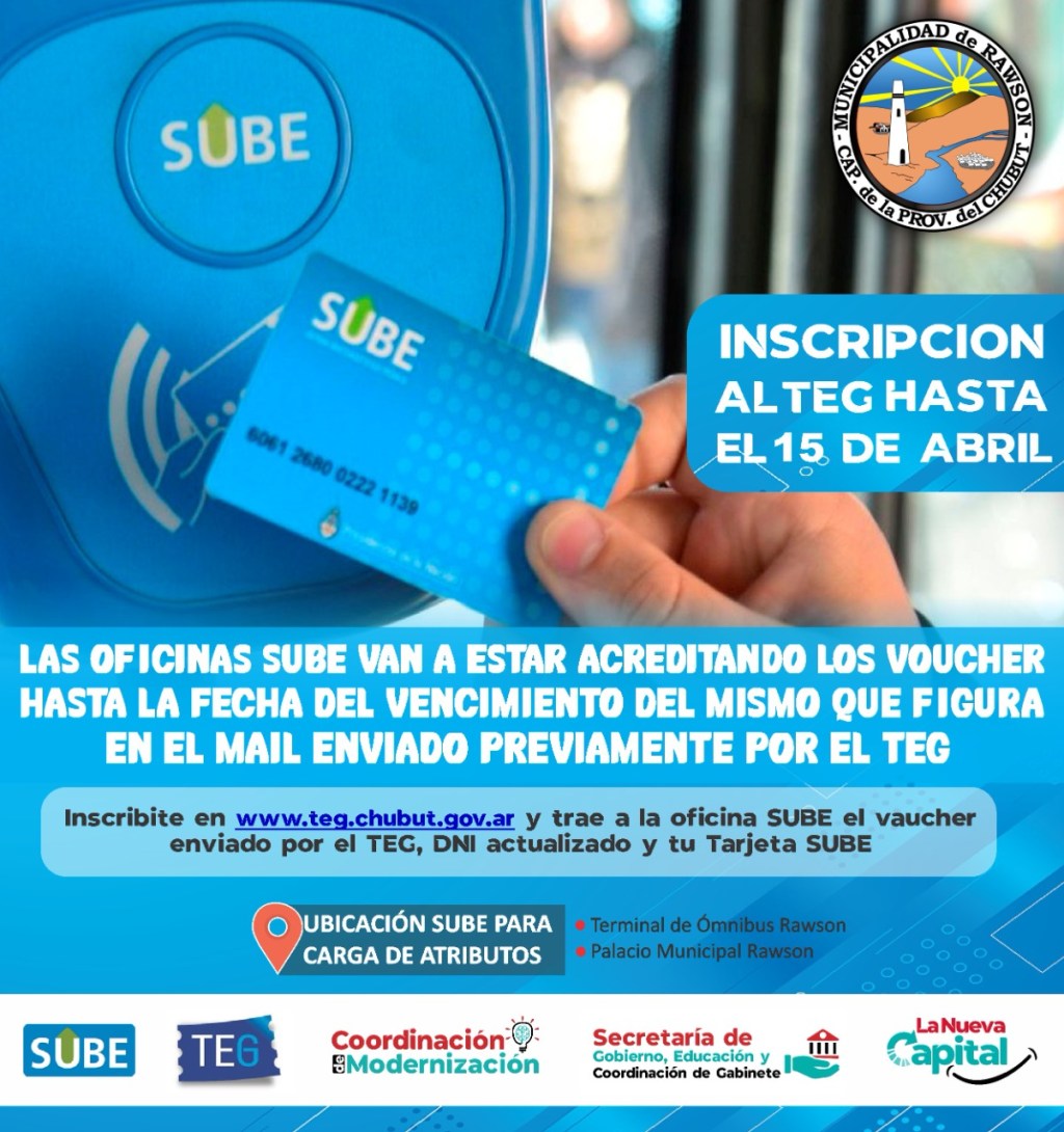 #RAWSON | Alumnos podrán acreditar el TEG en la Municipalidad 