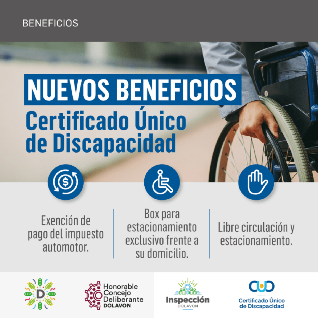 #DOLAVON | Nuevos beneficios para quienes tengan el Certificado Único de&nbsp;Discapacidad