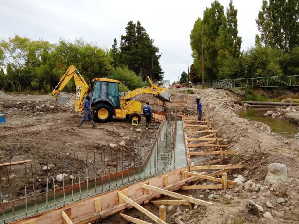#CHUBUT | Continúa la construcción del puente sobre Arroyo Jaramillo en Río&nbsp;Pico