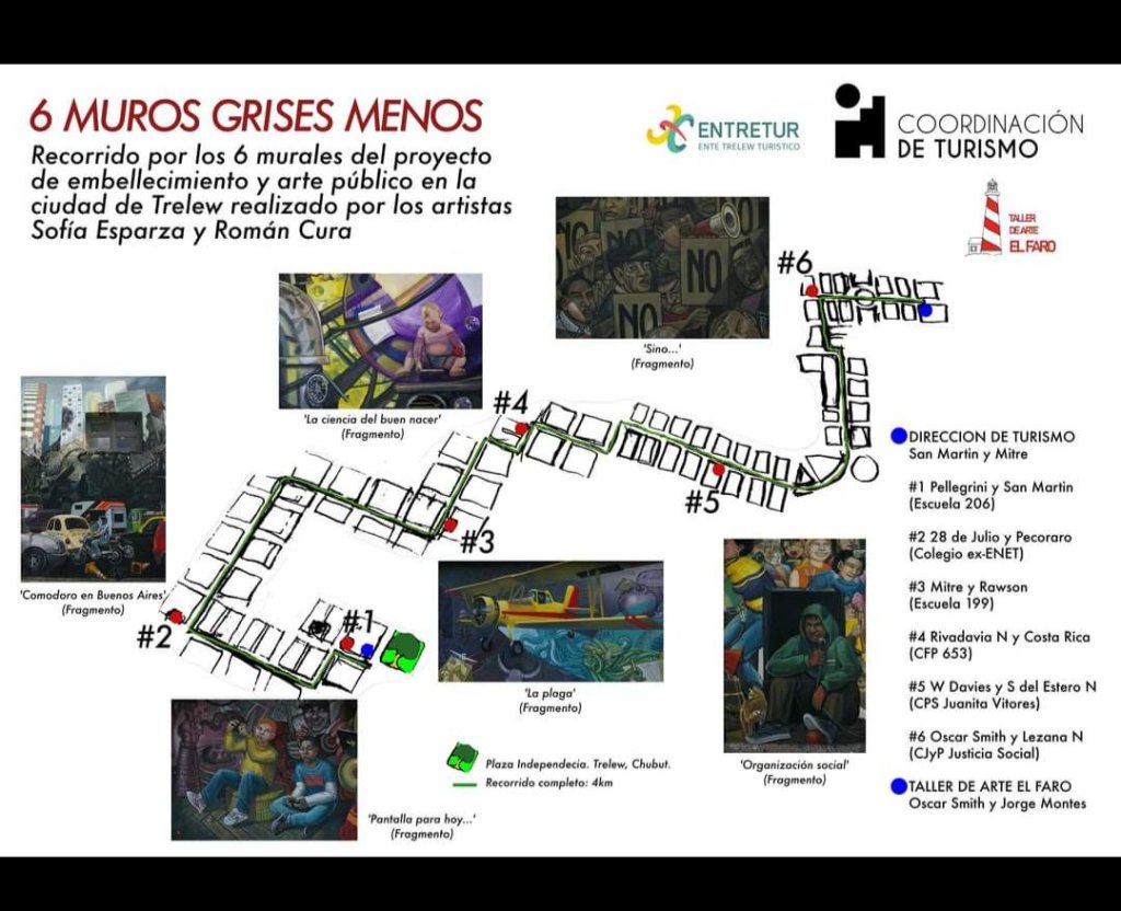 #TRELEW | Se inaugura el proyecto artístico ´6 Muros Grises&nbsp;Menos´