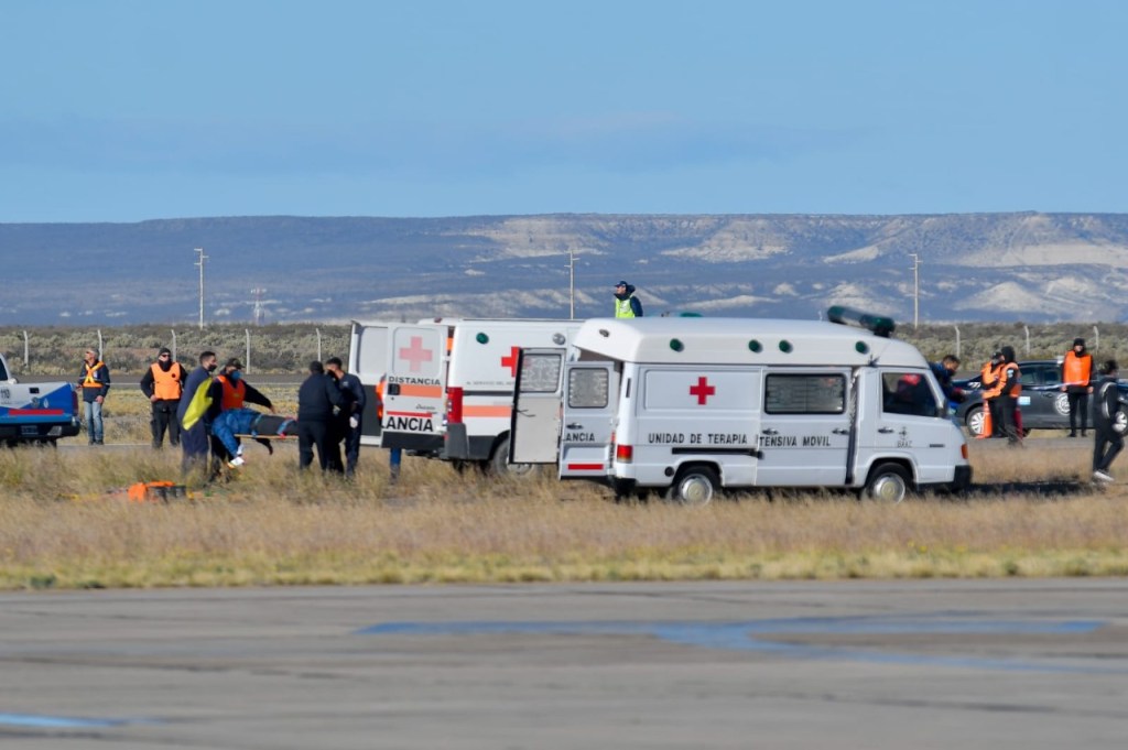 #TRELEW | Se realizó un simulacro de accidente&nbsp;aéreo