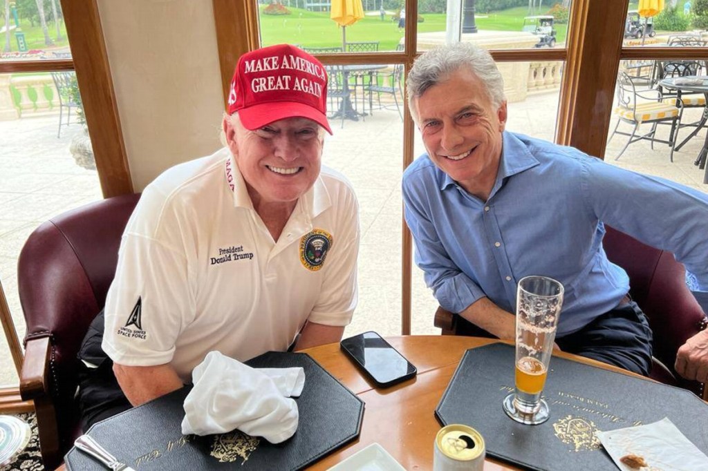 #POLÍTICA | MACRI ALMORZÓ CON TRUMP Y ANALIZARON EL “CONTEXTO&nbsp;GLOBAL”