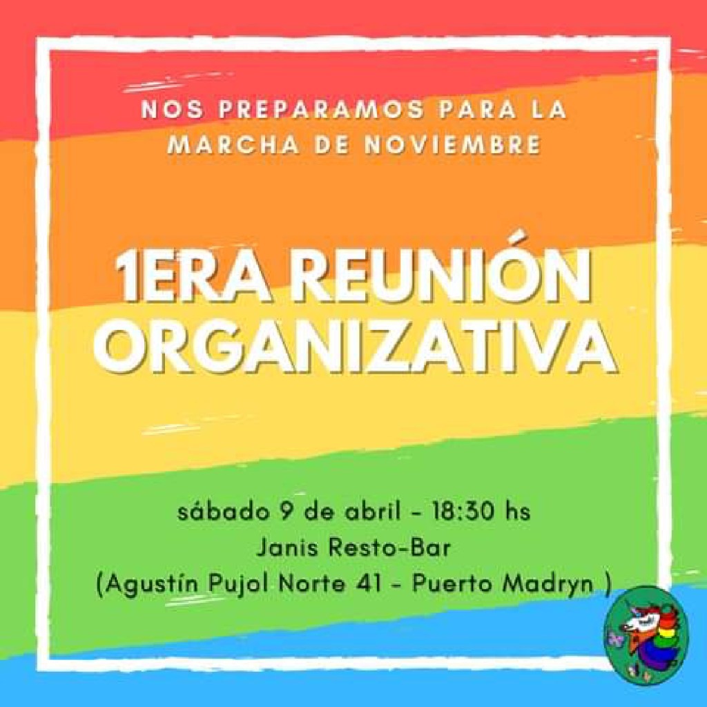 #DATO | LA COMISIÓN DEL ORGULLO LGBTIQ+ EN CHUBUT CONVOCA A «LA PRIMERA&nbsp;REUNIÓN»