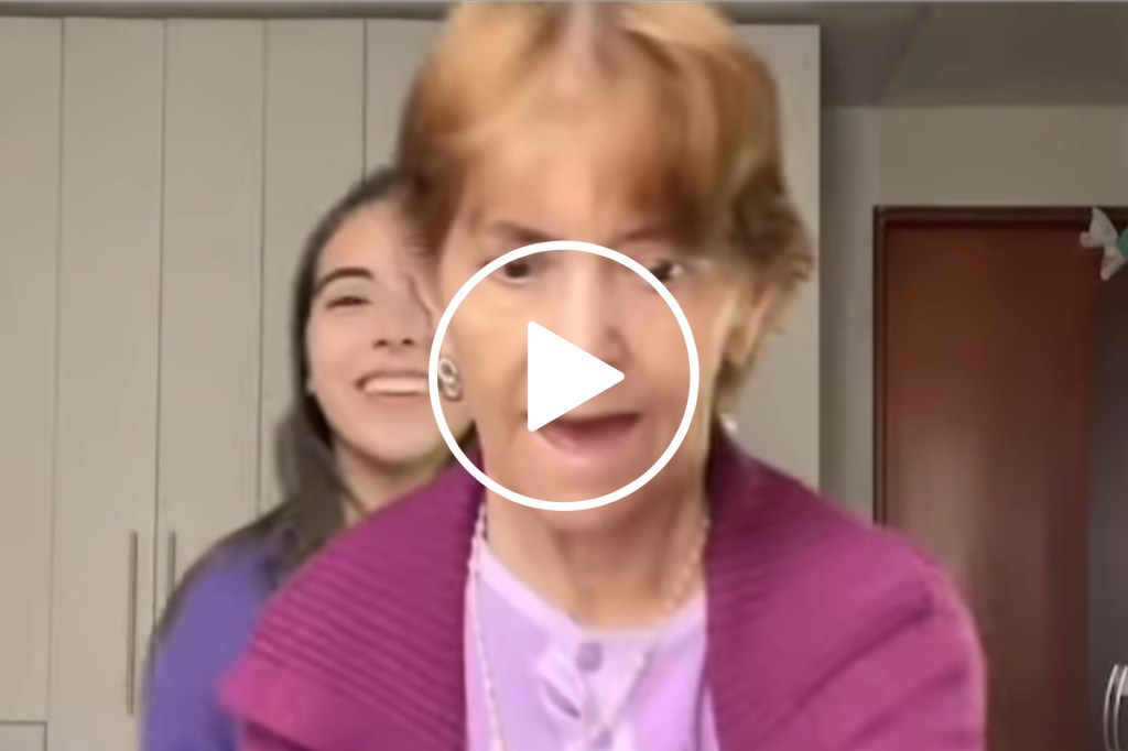 Grababa un video para TikTok, se le cayó la abuela al piso y se hizo&nbsp;viral