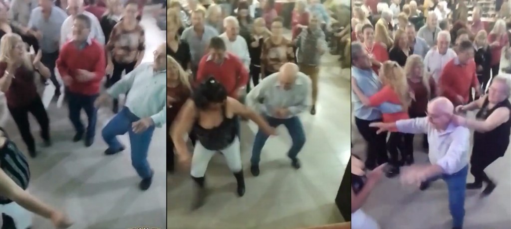 VIDEO VIRAL: ABUELO CUARTETERO BAILABA CON OTRA MUJER Y SU ESPOSA SE LO LLEVÓ DE LAS&nbsp;OREJAS