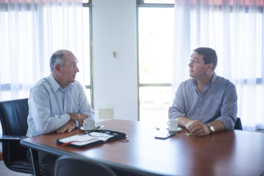 #RAWSON| Biss coordinó con el ministro Castro medidas para mejorar la&nbsp;seguridad