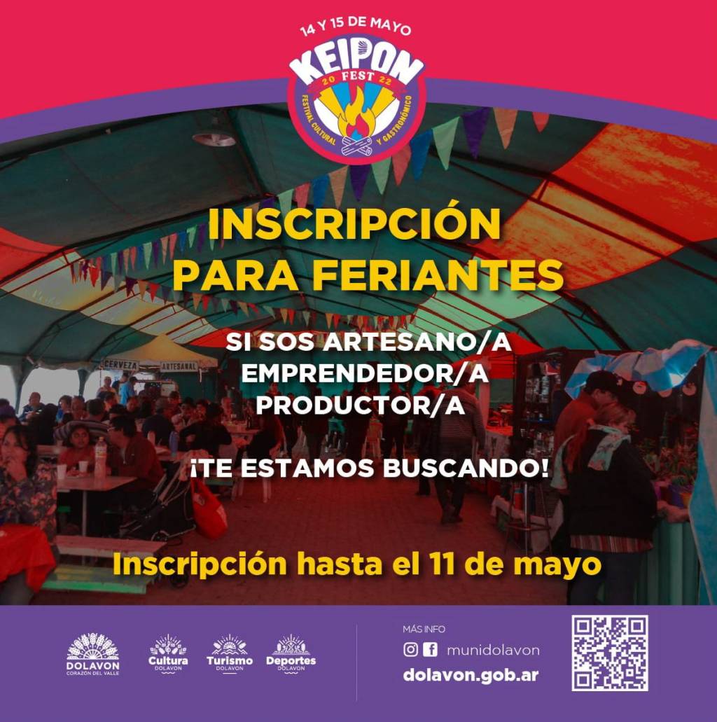 Abrieron las inscripciones para feriantes en la Keipon Fest&nbsp;2022