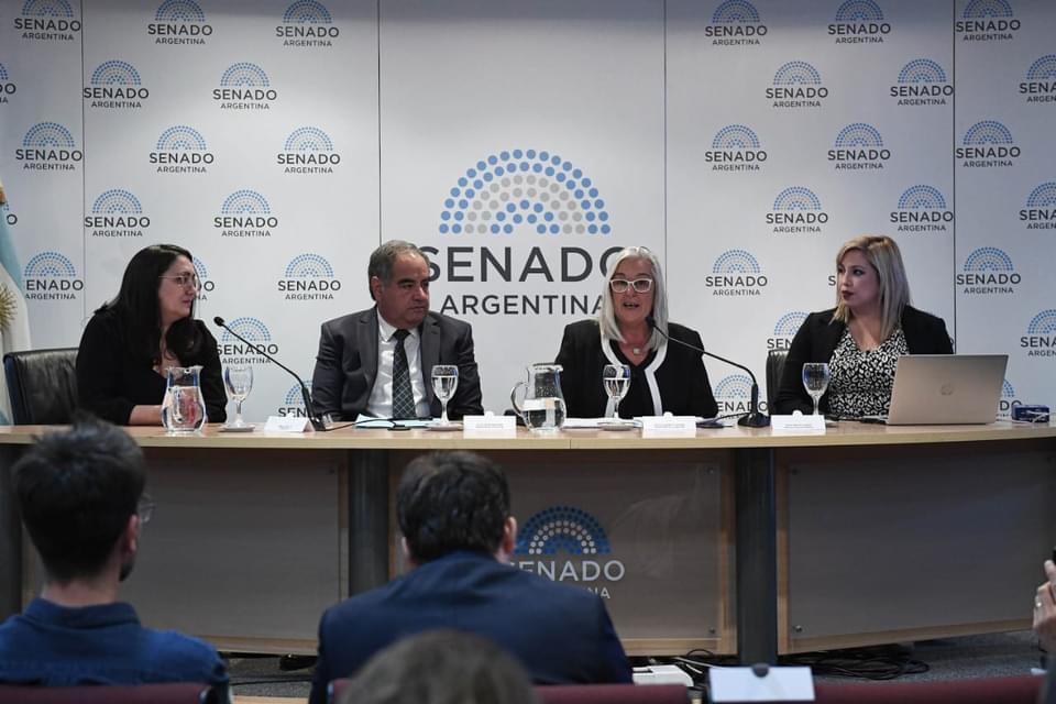 Funcionarias de Rawson presentaron en el Senado la iniciativa “La hora del&nbsp;silencio”