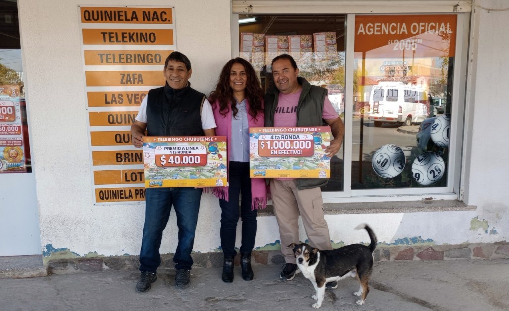 El Telebingo premió a dos apostadores de Trelew con más de&nbsp;1.000.000