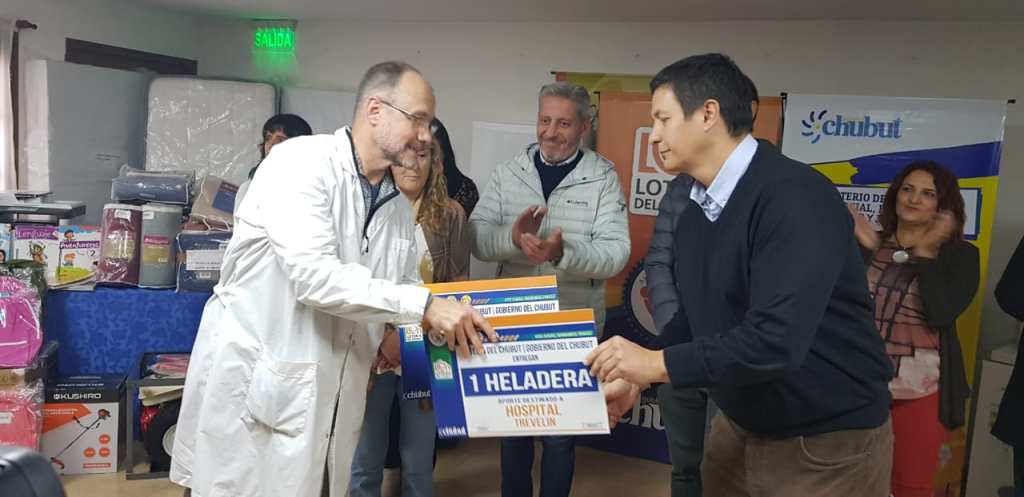 Lotería del Chubut entregó bienes a 60 instituciones de la Comarca&nbsp;Andina