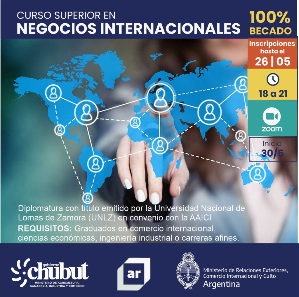 Convocan a profesionales para cursar la Diplomatura en Negocios&nbsp;Internacionales