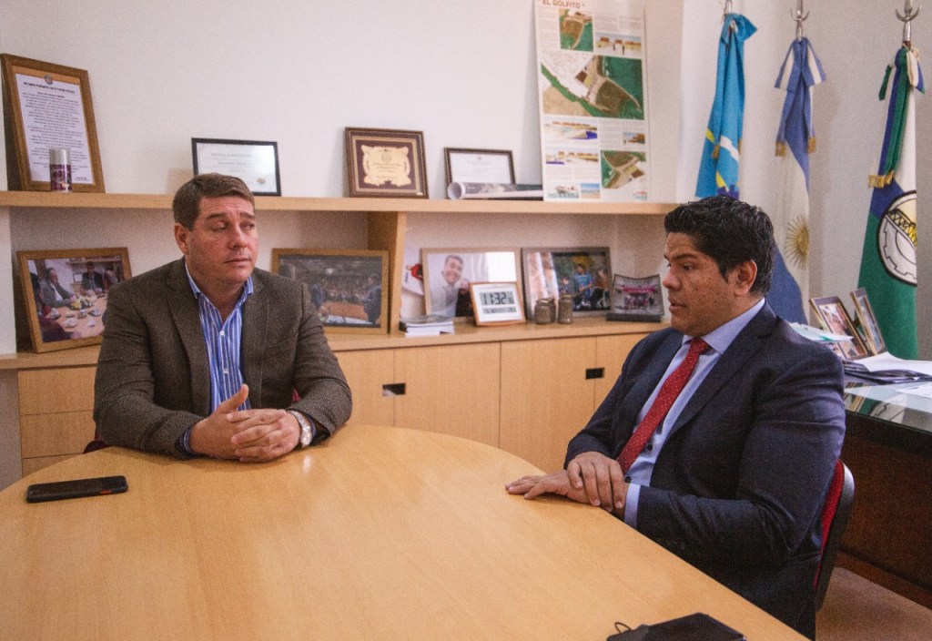 Biss se reunió con Ayala para ampliar del recorrido del transporte urbano en&nbsp;Rawson