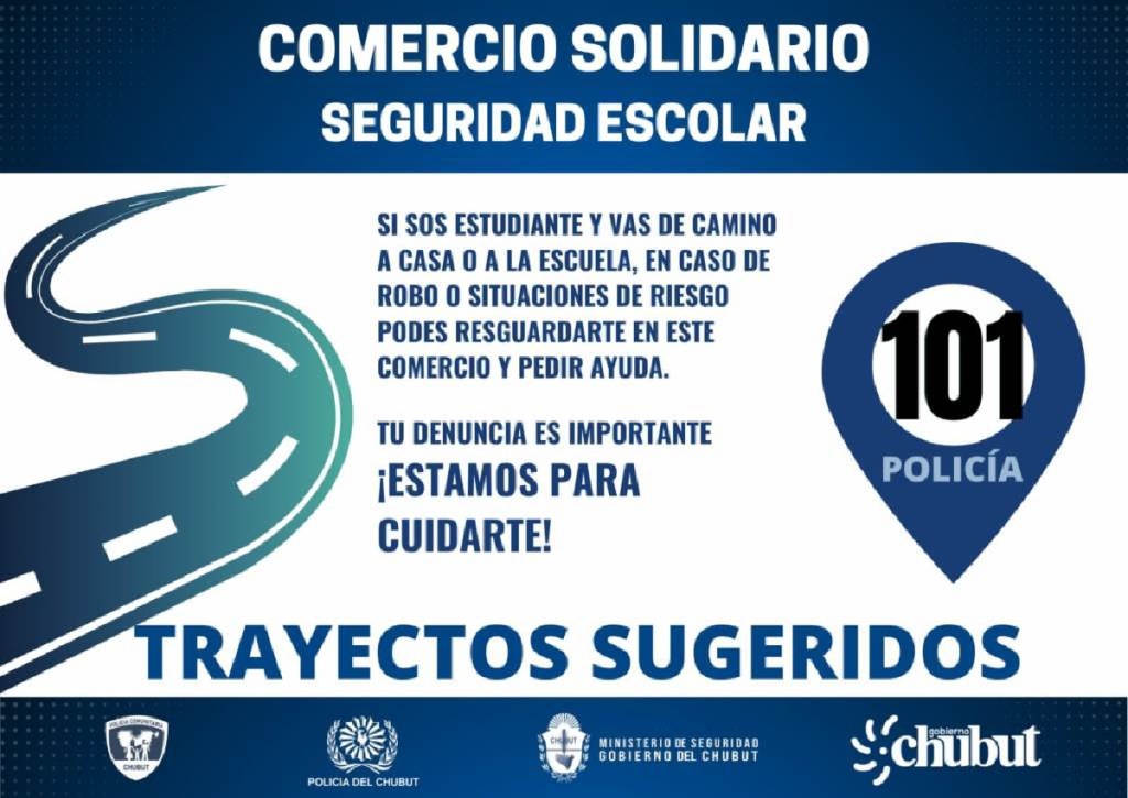 Definieron los ‘Trayectos Escolares Seguros’ para Escuelas de&nbsp;Trelew