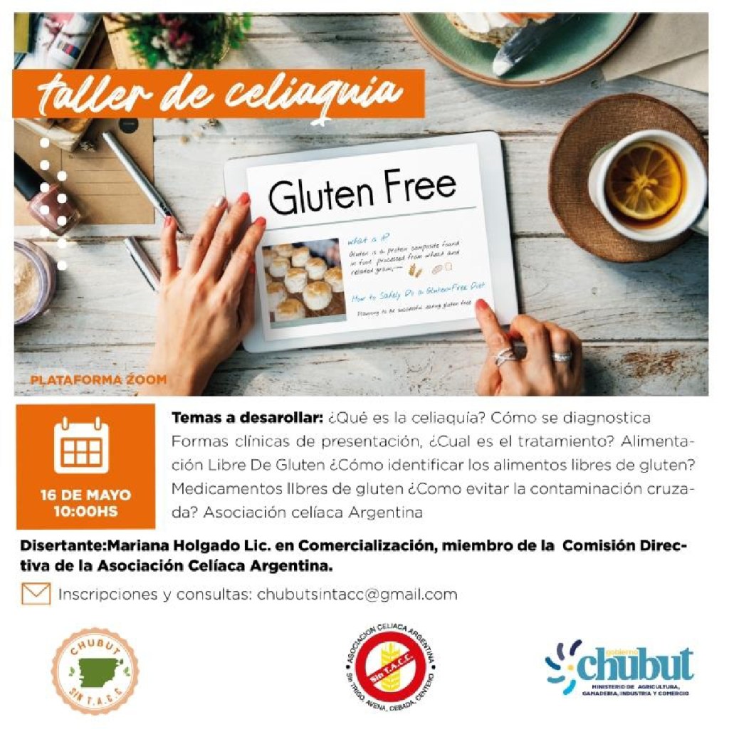 Taller online gratuito sobre alimentación libre de&nbsp;gluten
