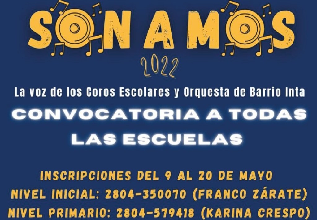 La Orquesta del Barrio INTA convoca a participar de los conciertos&nbsp;2022