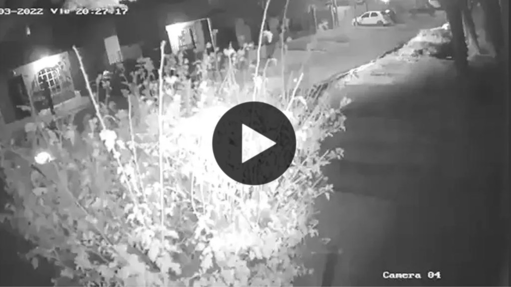 Video: delincuentes entraron a su casa y los sacó a los tiros con su bebé en&nbsp;brazos
