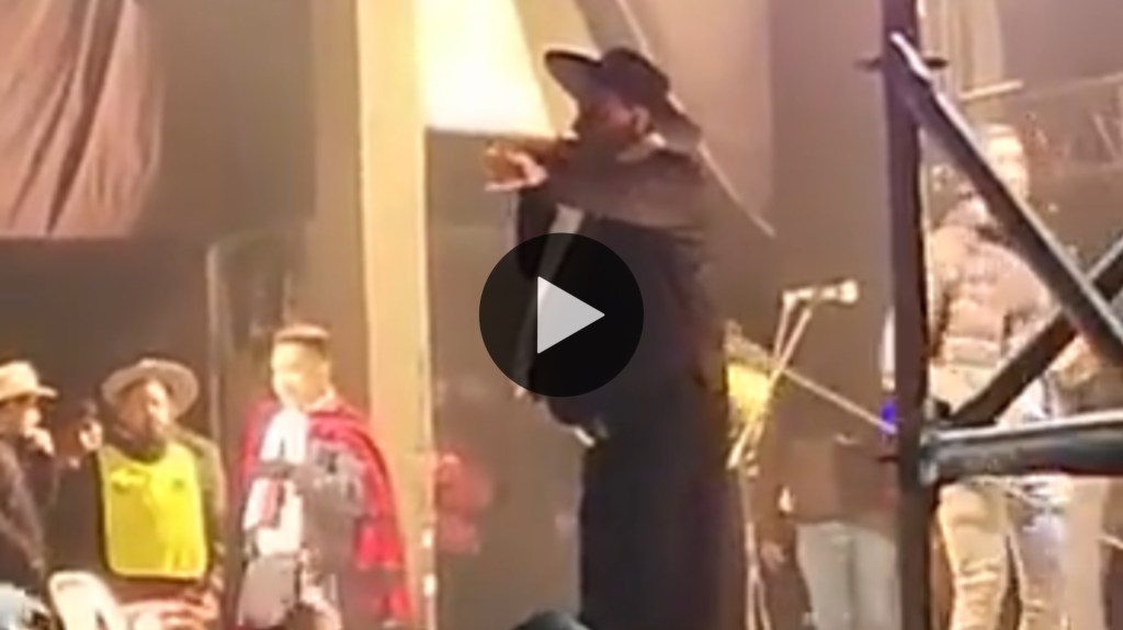 Video: noche de furia del Chaqueño Palavecino al ser bajado del escenario por la&nbsp;policía
