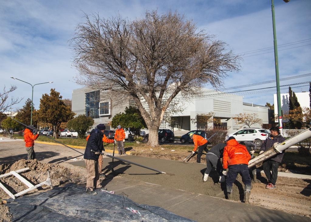 Avanza la repavimentación de la Av. 9 de&nbsp;Julio
