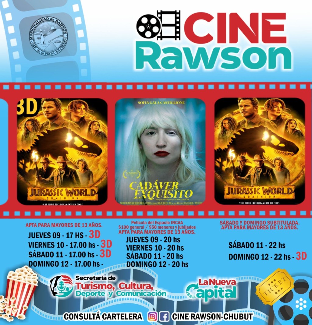 Récord de público en las proyecciones del Cine Teatro de Rawson 
