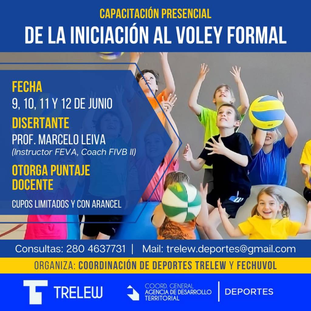 Capacitación de iniciación al vóley&nbsp;formal