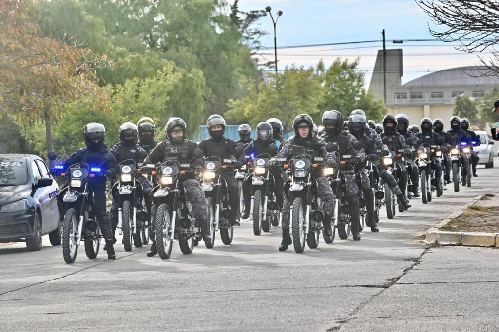 Entregaron 40 motos a la Policía del&nbsp;Chubut