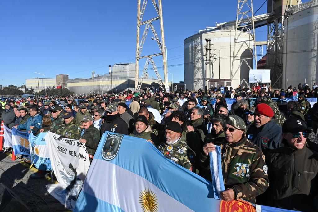 Gesta de Malvinas: 40° aniversario del regreso del buque Camberra a Puerto&nbsp;Madryn