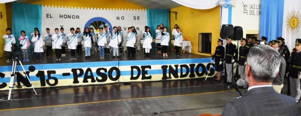 Acto central del día de la Bandera en Paso de&nbsp;Indios