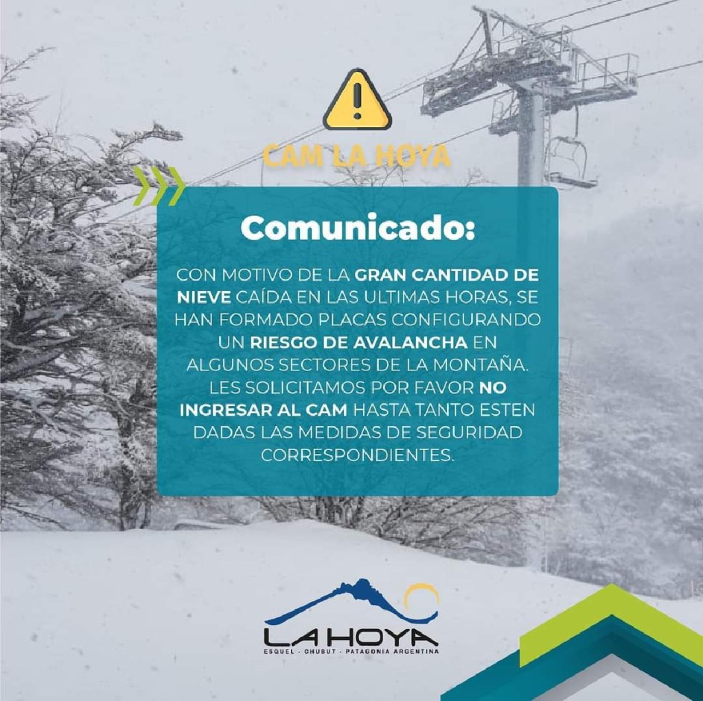 Hay riesgo de avalancha en La&nbsp;Hoya