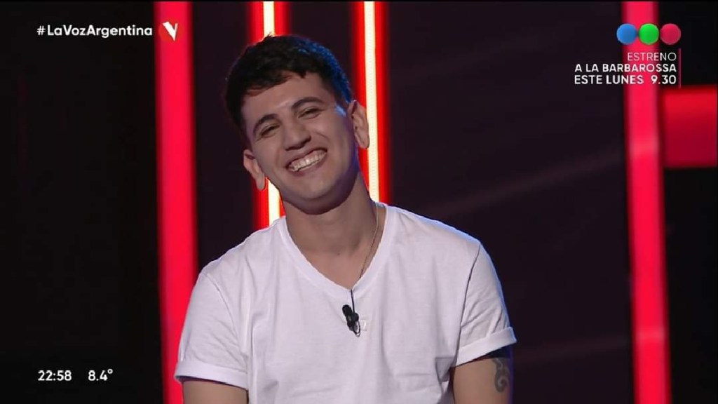Mirá a Yhosva, el joven de Gaiman que la rompió en La Voz&nbsp;Argentina