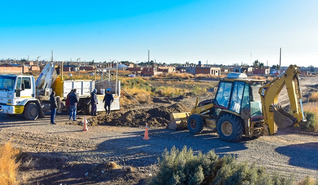 El Municipio invirtió más de 5,6 millones de pesos en obras de agua para le Loteo&nbsp;Belgrano