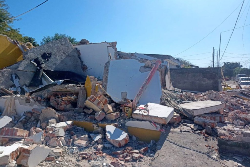 La explosión de una pava eléctrica ocasionó el derrumbe de una&nbsp;casa