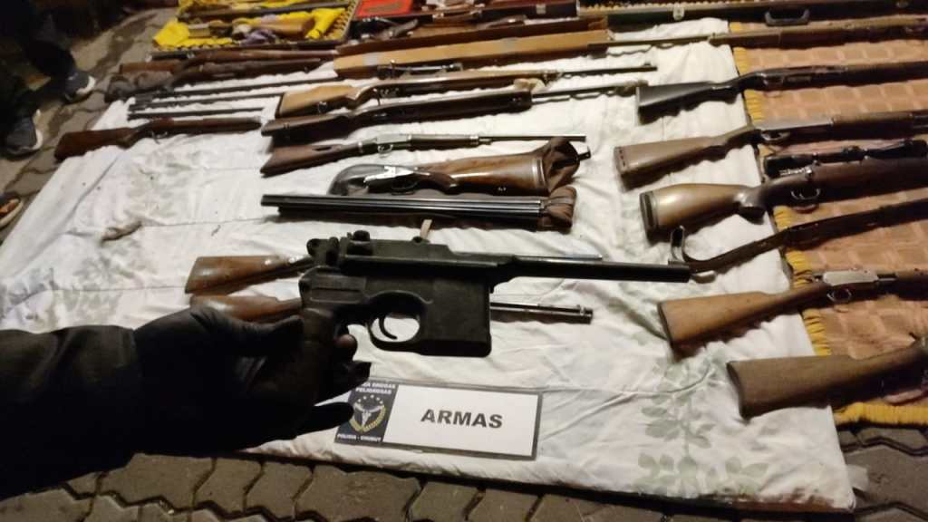 Secuestran cocaína, 30 armas de fuego y 6.700 municiones en&nbsp;Esquel