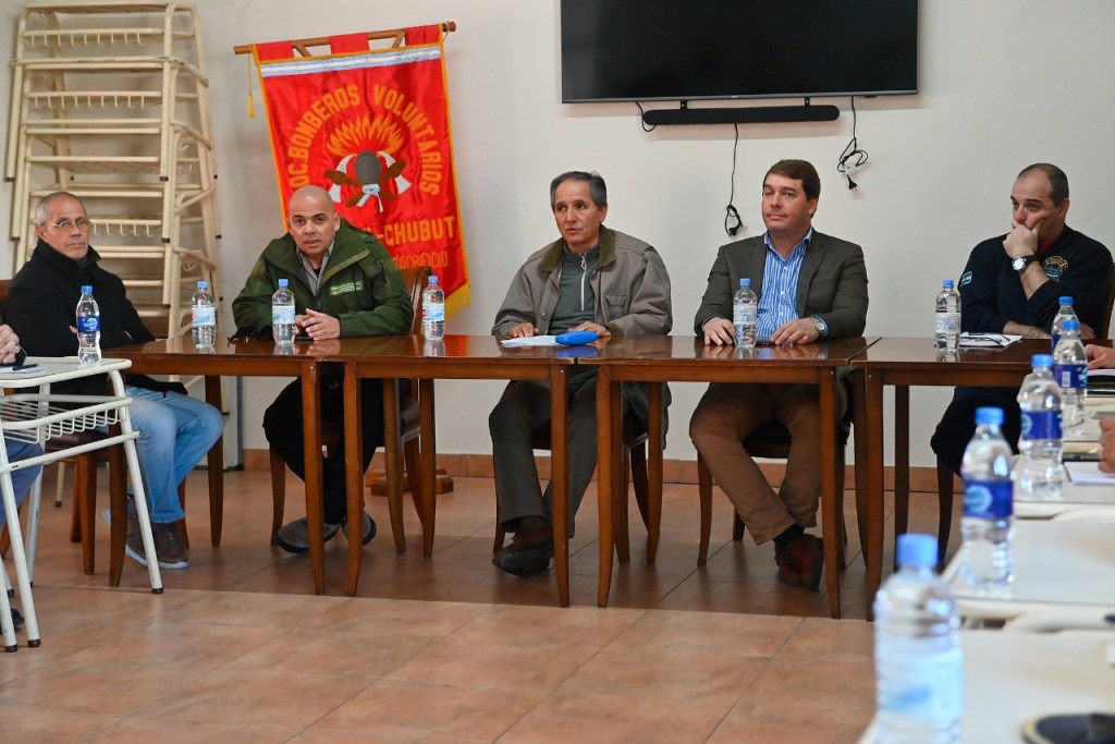 Provincia y Bomberos Voluntarios de Rawson trabajan en estrategias de&nbsp;prevención