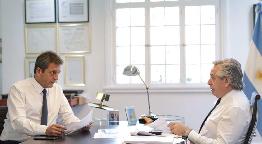 El Presidente Alberto Fernández se reunió con Sergio&nbsp;Massa
